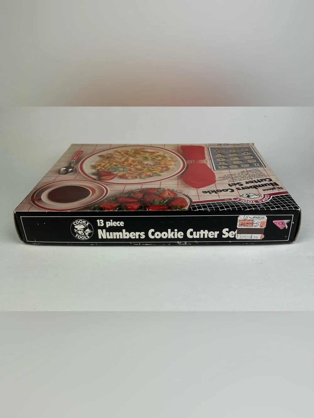 Vintage 80s Cooks Tools 13 Piece Large Numbers Cookie Cutter Set Sealed In Box